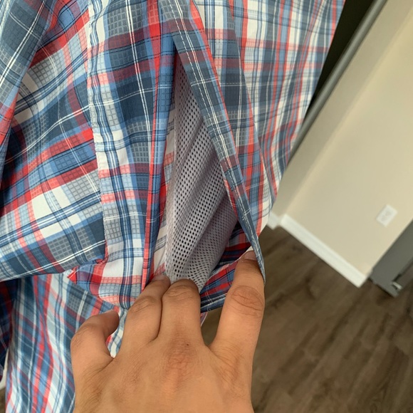 Columbia plaid long sleeve button down men’s size L Great for outdoor activities - Picture 11 of 13